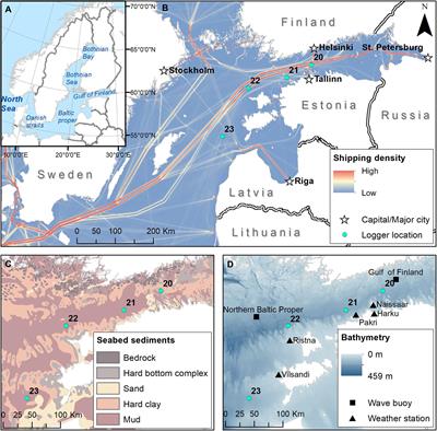 Underwater Acoustic Environment of Coastal Sea With Heavy Shipping Traffic: NE Baltic Sea During Wintertime